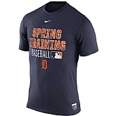 Men's Detroit Tigers Nike Navy 2016 Authentic Collection Legend Team Issue Spring Training Performance T-Shirt,baseball caps,new era cap wholesale,wholesale hats